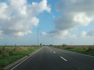 Haunted A47 Acle Straight in Norfolk